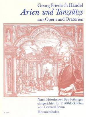 Handel, George Frideric: Arias & Dances for 2 treble recorders