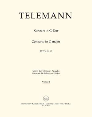 Telemann, G: Concerto for Viola in G (TWV 51: G9) (Urtext)