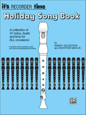 Morton Manus: It's Recorder Time: Holiday Songbook