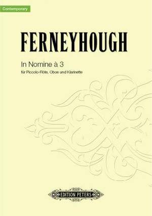 Ferneyhough, B: In Nomine a 3