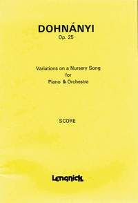 Ernst von Dohnanyi: Variations on a Nursery Song Opus 25