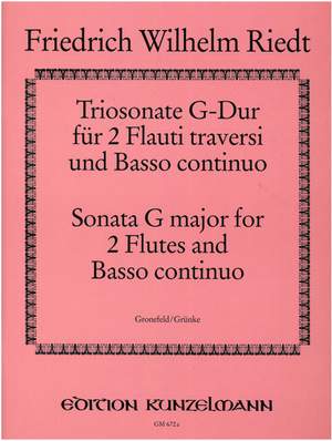 Riedt, Friedrich Wilhelm: Triosonate G-Dur