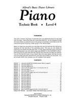 Alfred's Basic Piano Course: Technic Book 4 Product Image