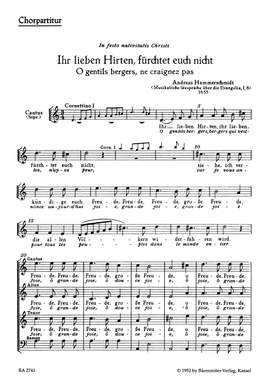 Hammerschmidt, A: Ihr lieben Hirten (G)