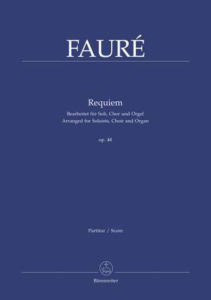 Faure, G: Requiem (Version for Choir & Organ) (L). (Series: Choir & Organ)