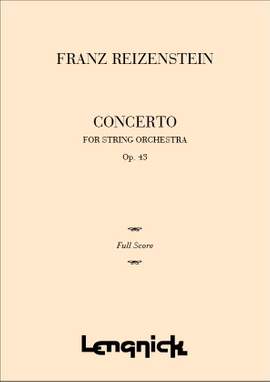 Franz Reizenstein: Concerto for String Orchestra