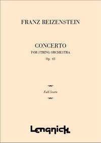 Franz Reizenstein: Concerto for String Orchestra