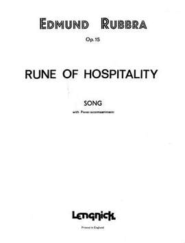 Edmund Rubbra: Rune of Hospitality Opus 15