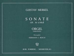 Merkel, G: Sonata in D minor