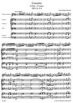 Telemann, G: Concerto for Violin in D (TWV 51: D9) (Urtext) Product Image