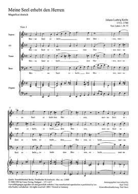 Krebs: Magnificat (FDur)