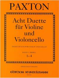 Paxton, Stephen: 8 Duette für Violine und Violoncello