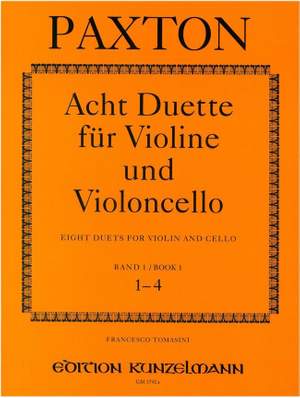 Paxton, Stephen: 8 Duette für Violine und Violoncello