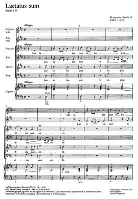 Scarlatti: Psalm 121