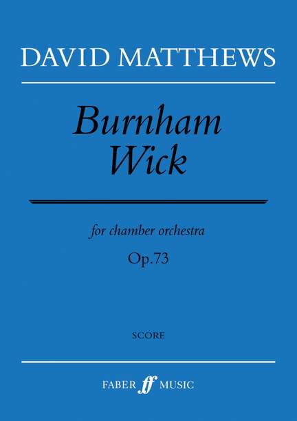 David Matthews: Burnham Wick
