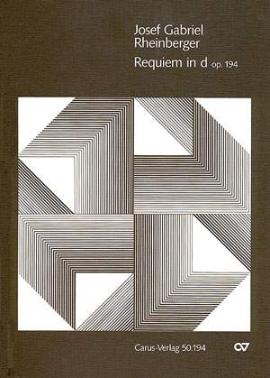 Rheinberger: Requiem in d (Op.194; d-Moll)