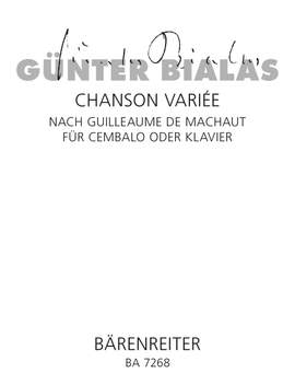 Bialas, G: Chanson Variee nach Guilleaume de Machaut