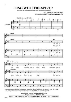 Sing with the Spirit! 2-Part (any combination)