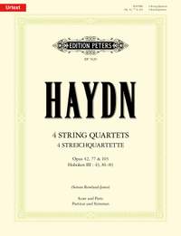 Haydn: 4 String Quartets Op. 42, Op.77 & Op.103