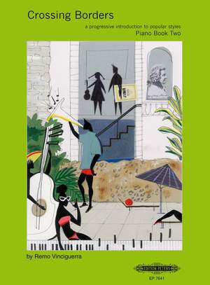 Vinciguerra, R: Crossing Borders Book 2 (A Progressive Introduction to Popular Styles for Piano)