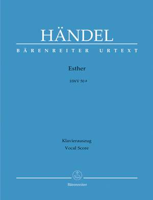 Handel, GF: Esther (HWV 50a) (E) (Urtext)