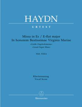 Haydn, FJ: Missa in honorem B.M.V. (Great Organ Mass) (Hob.XXII:4) (Urtext) (L)