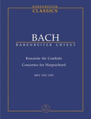 Bach, JS: Concertos for Keyboard (BWV 1052-1059) (Urtext)