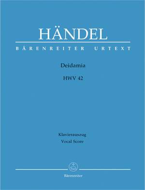 Handel, GF: Deidamia (HWV 42) (It-G) (Urtext)