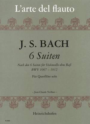 Bach, J.S: 6 Suites (Arranged for Flute) BWV1007-1012