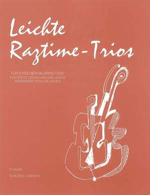 Easy Ragtime Trios 3 Vln Or Cla Score/Parts