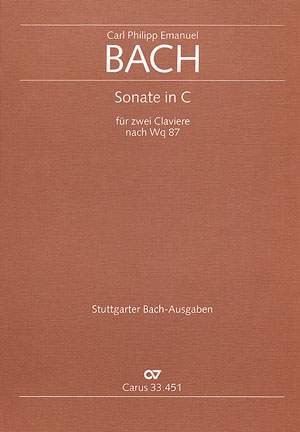 Bach, CPE: Sonate in C (Wq 87)