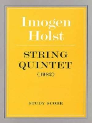 Imogen Holst: String Quintet (score)