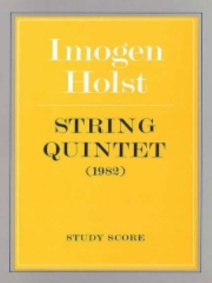 Imogen Holst: String Quintet (score)