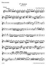 Telemann, G: Paris Quartets Vol.1 (D major, A minor, G major / TWV 43: D3, a2, G4) (Urtext) Product Image