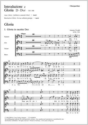 Vivaldi: Introduzione e Gloria (RV 588)