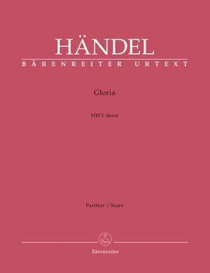 Handel, GF: Gloria (HWV deest) (It) (Urtext)