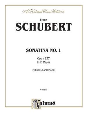 Franz Schubert: Sonatina No. 1 in D Major, Op. 137