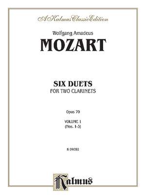 Wolfgang Amadeus Mozart: Six Duets, Volume I (Nos. 1-3)