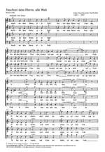 Mendelssohn Bartholdy: Jauchzet dem Herrn (Psalm 100) (C-Dur) Product Image