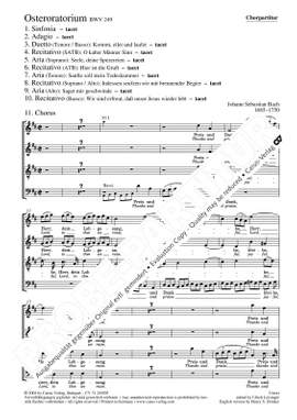 Bach, JS: Osteroratorium (BWV 249; D-Dur)