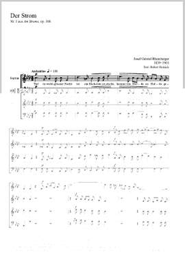 Rheinberger: Der Strom (Op.108 no. 1; AsDur)