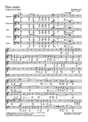 Verdi: Pater noster (O Vater unser im Himmel) (G-Dur)