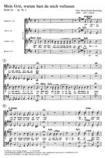 Mendelssohn Bartholdy: Mein Gott, warum hast du mich verlassen (Psalm 22) (Op.78 no. 3) Product Image