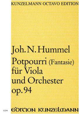 Hummel, Johann Nepomuk: Potpourri op.94 Fantasie