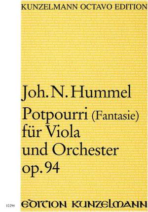 Hummel, Johann Nepomuk: Potpourri op.94 Fantasie