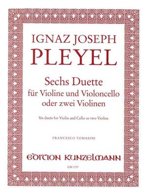 Pleyel, Ignaz Josef: 6 Duette für Violine und Violoncello