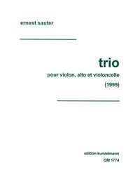 Sauter, Ernest: Trio Str.,Stimmen