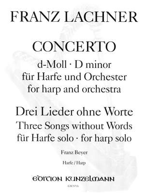 Lachner, Franz: Concerto für Harfe und Orchester d-Moll