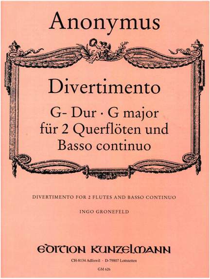 Anonymus: Divertimento G-Dur