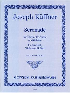 Küffner, Joseph: Serenade für Klarinette, Viola und Gitarre